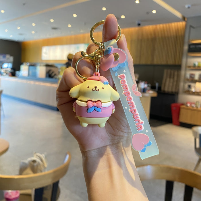 Wholesale Silicone Cartoon Keychain JDC-KC-MingT238