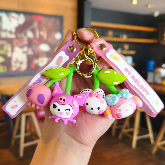 Wholesale Cartoon Doll Rubber Keychain JDC-KC-Tingm163