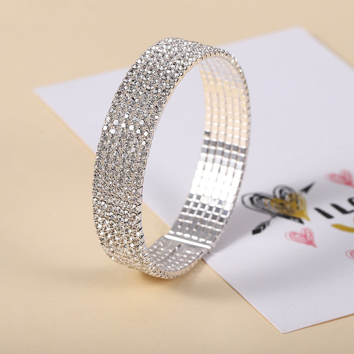 Wholesale Diamond Elastic Bracelet JDC-BT-YiMao002