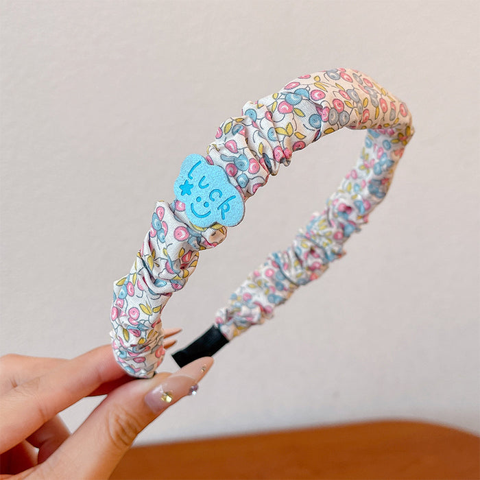 Wholesale Children' s headband girls non-slip baby hairpin headdress little girl rabbit ear bow headband