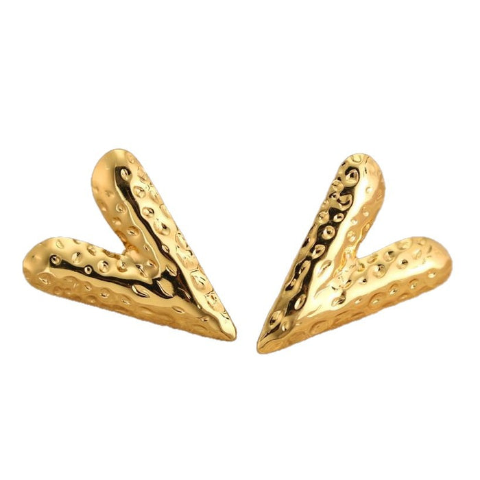 Wholesale Stainless Steel Geometric Oil-pressure Earrings