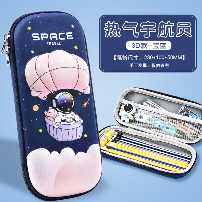 Wholesale New 3D Stereo Stationery Box for Primary School Students Cartoon Eva Pencil Case