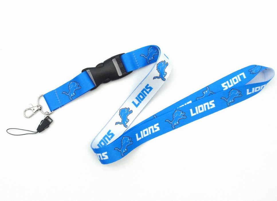 Wholesale Heat transfer rugby team mobile phone sling buckle Lanyard Keychain