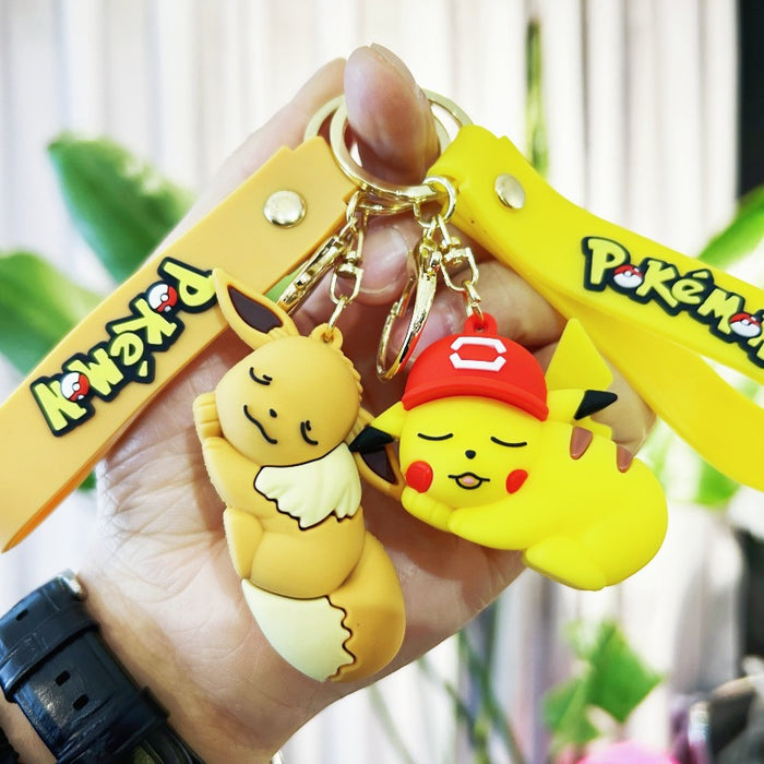 Wholesale PVC Cartoon Doll Keychain JDC-KC-WuYi115