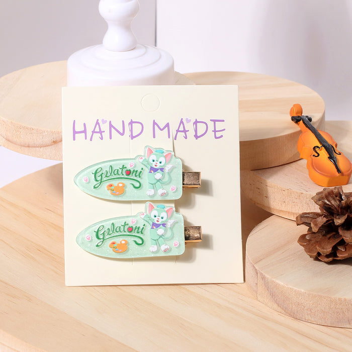 Wholesale Acrylic Cartoon Cute Side Clip Hairpin