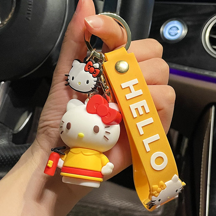 Wholesale Silicone Cartoon Doll Keychain JDC-KC-Benxin018