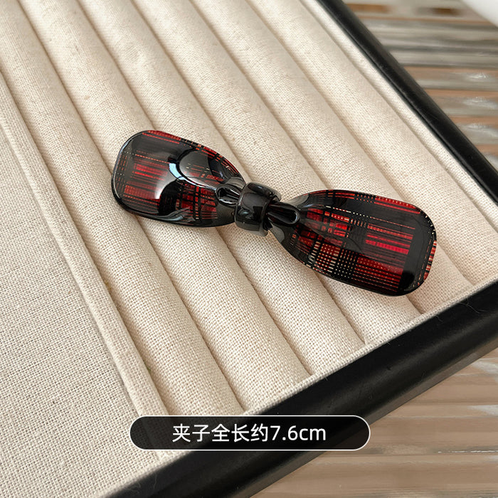 Wholesale Bow hair clip, duckbill clip, acetate bangs clip, side clip, hair clip, broken hair clip, niche hair accessory