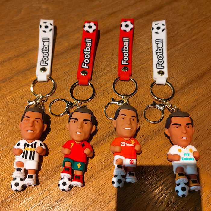 Wholesale Cartoon Doll Rubber Keychain JDC-KC-Tingm016