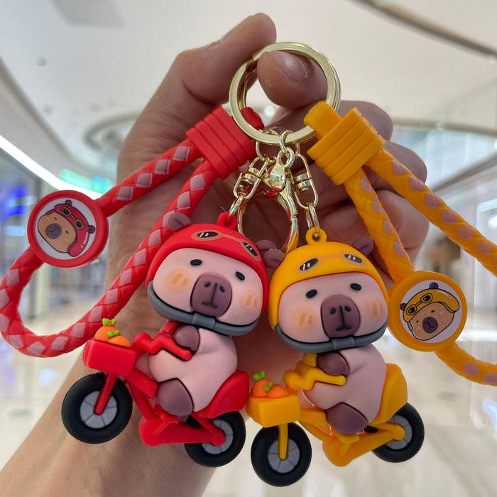 Wholesale Keychain Cartoon Dolphin Doll Bag Pendant Car Pendant Couple Exquisite Small Gift Wholesale