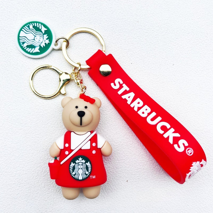 Wholesale Cartoon Panda PVC Keychain JDC-KC-ChuC015