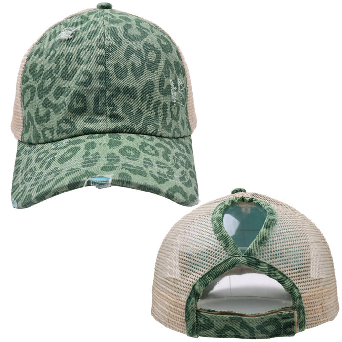 Wholesale cotton leopard Baseball Cap JDC-HT-WenR005