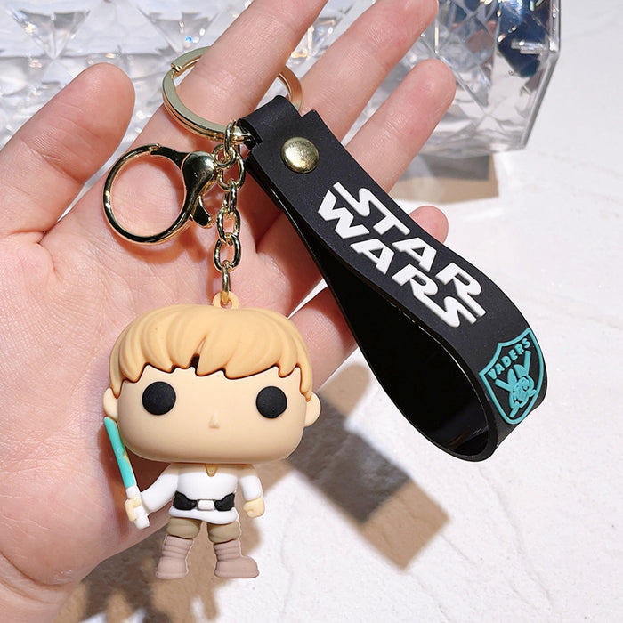 Wholesale Cartoon Silicone Doll Keychain JDC-KC-QiChao014