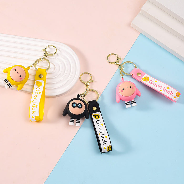 Wholesale PVC Cartoon Doll Keychain JDC-KC-Benxin012