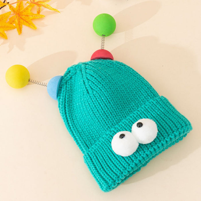 Wholesale Monster Cartoon Big Eyes Autumn and Winter Knitted Beanie JDC-FH-SNa002