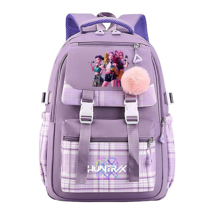 Wholesale  Kpop Printed School Bag Junior High School Large Capacity Backpack