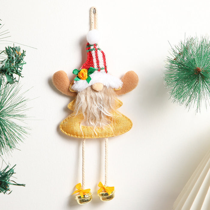 Wholesale Fabric  pendant holiday scene layout Christmas tree pendant Christmas decorations ornaments