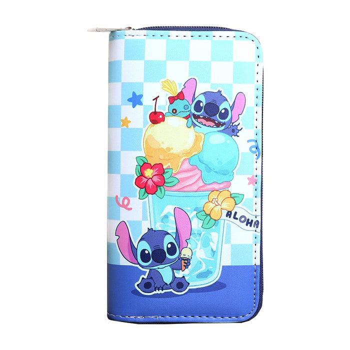 Wholesale Cartoon Cute Storage Bag Men's Women's Boys and Girls Large Capacity Multi-compartment Long Coin Purse