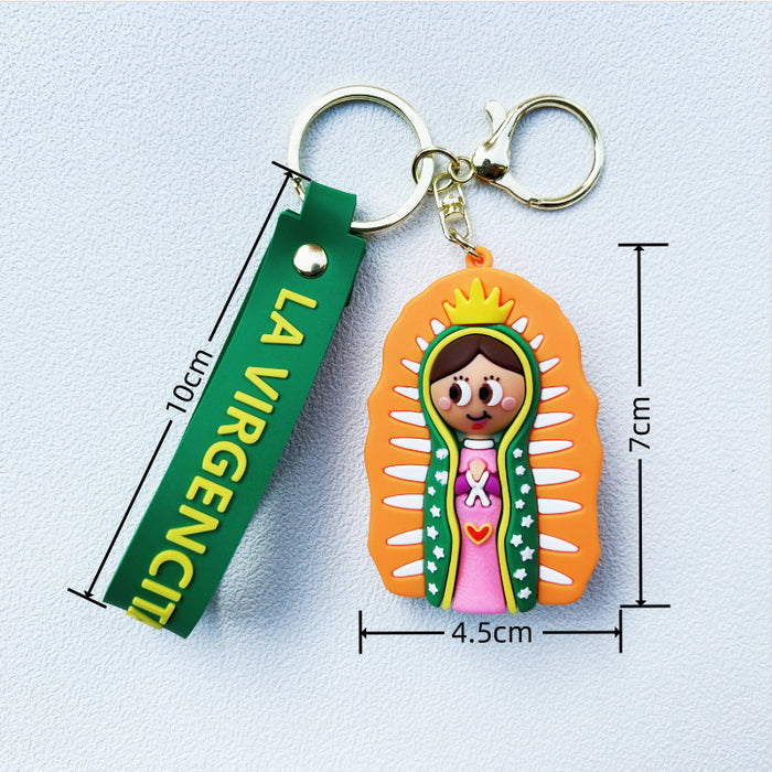 Wholesale PVC Cartoon Doll Keychain JDC-KC-ChuC004