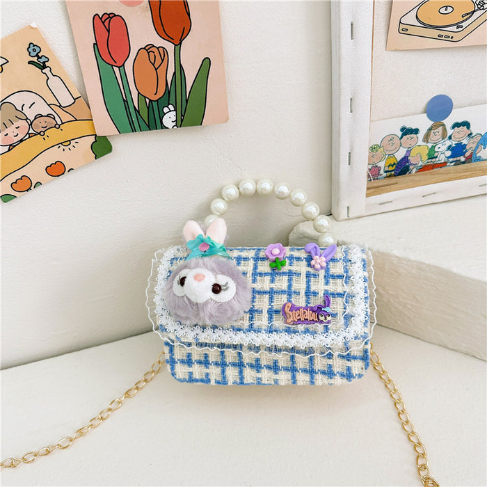 Wholesale Kids Pearl Chain Handbag Shoulder Bag JDC-SD-GSAT003