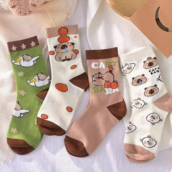 Wholesale Children's Socks Spring and Autumn Mid Tube Cotton Socks