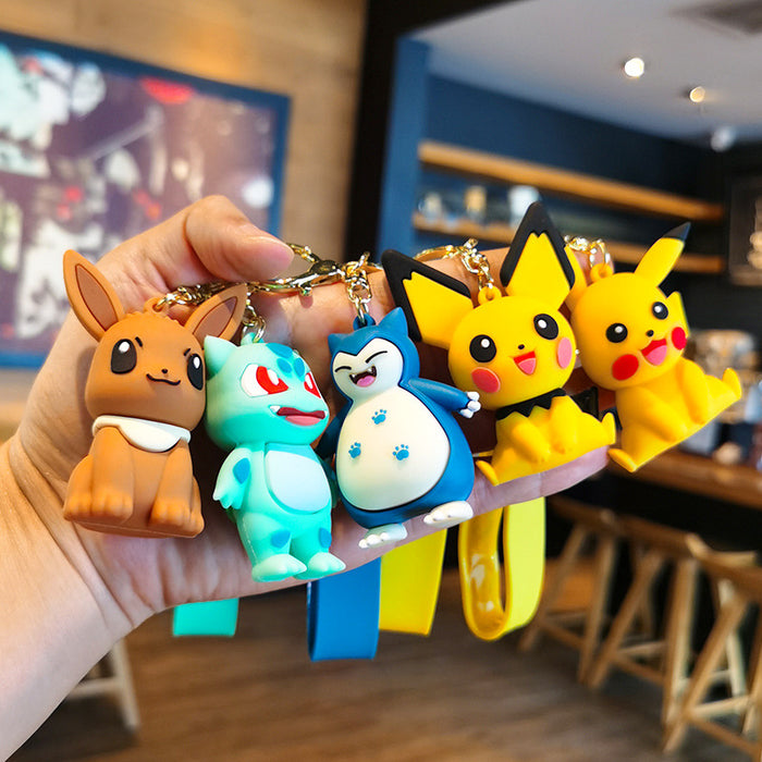 Wholesale Cartoon Silicone Doll Keychain JDC-KC-Tingm285