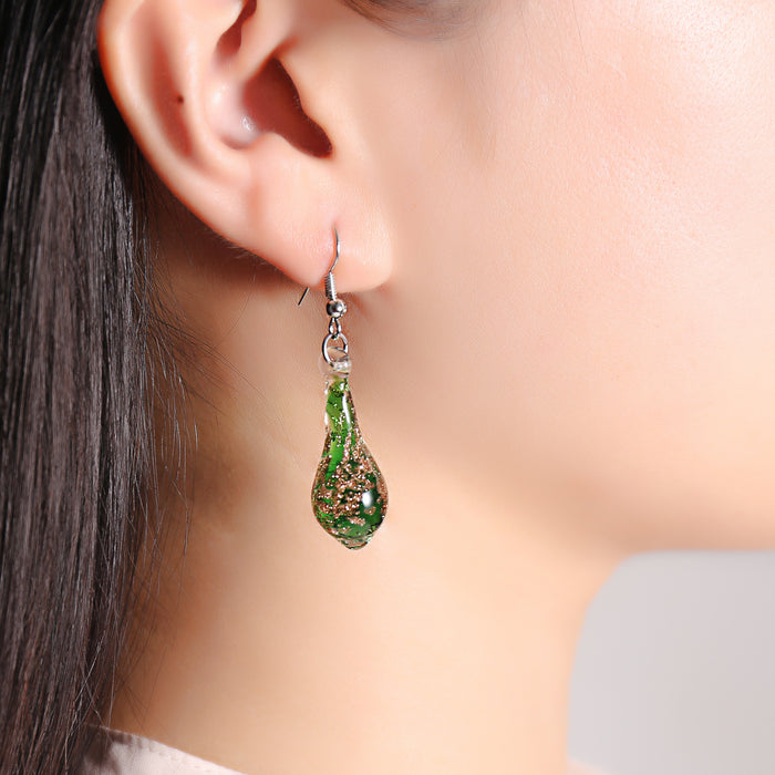 Wholesale Water droplet pendant, glass earrings, jewelry pendant, earring pendant