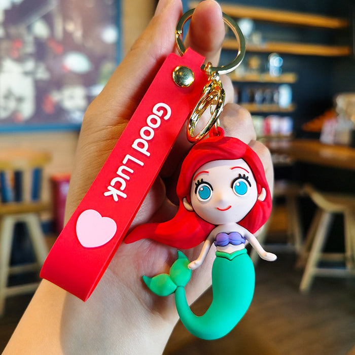 Wholesale Cartoon Doll Silicone Keychain JDC-KC-Tingm126