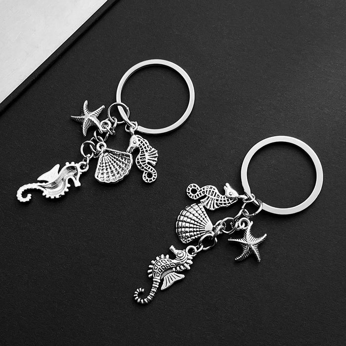 Wholesale Marine Animal Zinc Alloy Keychain JDC-KC-LuNeng016