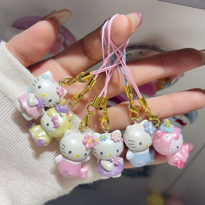 Wholesale Mermaid Black Cat Keychain