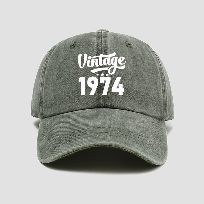 Wholesale Washed cotton printed vintage baseball cap, soft top sun hat