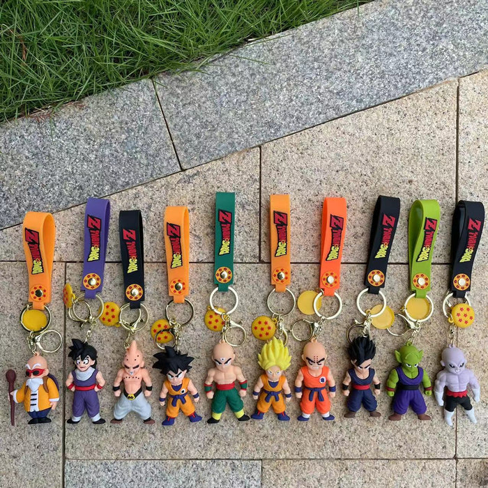 Wholesale Dropping glue doll keychain cartoon student backpack pendant car keychain claw machine blind box