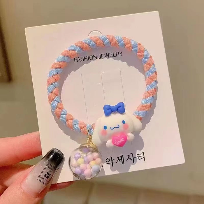 Wholesale Cartoon Cute Braided Fabric Hair Tie JDC-HS-Weiye007