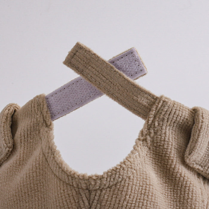 Wholesale Cartoon bear head in autumn and winter knitted thick children' s brimless duck tongue hat bear ears