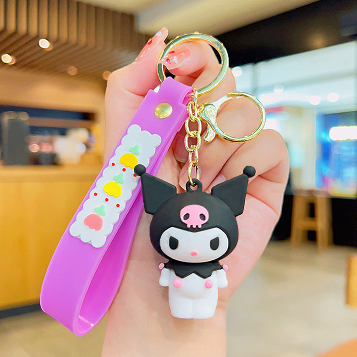 Wholesale Cartoon Doll Soft Plastic Keychain JDC-KC-KuM010