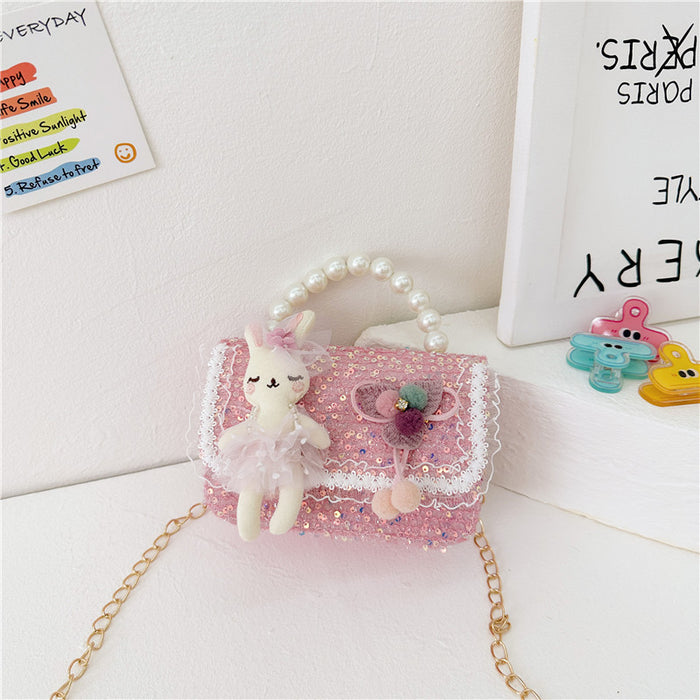 Wholesale Children's Bags Pearl Handbags Shoulder Bags JDC-SD-GSAT002