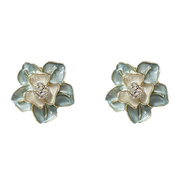 Wholesale Advanced and luxurious style collection with silver needles, fashionable new earrings, versatile earrings with temperament