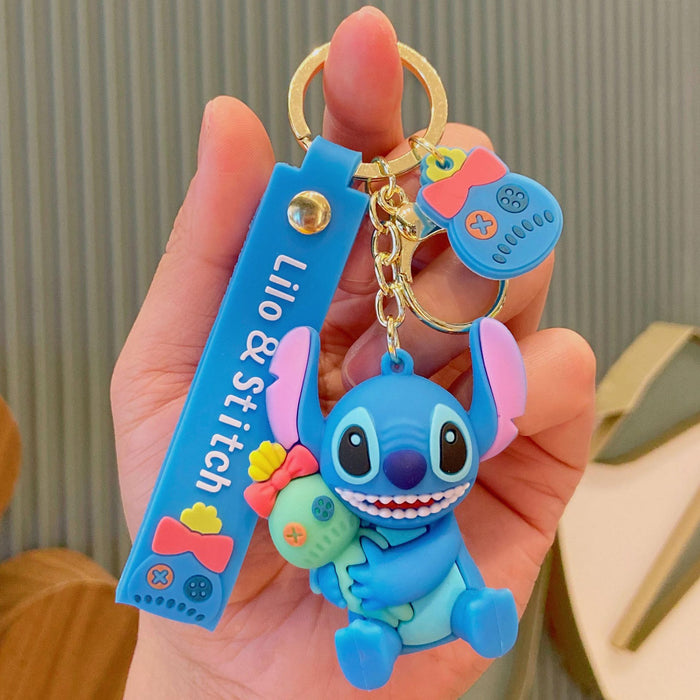 Wholesale Cartoon Doll Silicone Keychain JDC-KC-KuM016