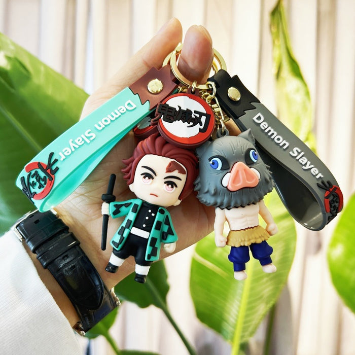 Wholesale PVC Cartoon Doll Keychain JDC-KC-WuYi049