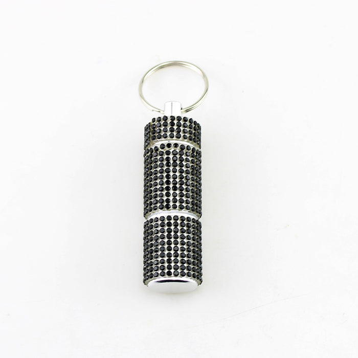 Wholesale Rhinestone 2 Compartment Pill Case Stylish Fashion Accessory Cute Gift For Adults Party Favor Boutique Resale