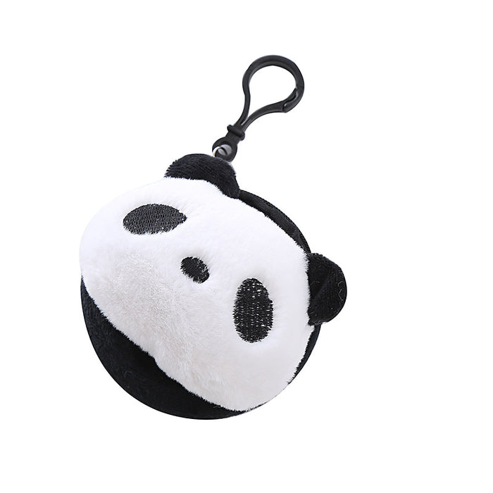 Wholesale Plush Cute Panda Coin Purse Creative Cartoon Coin Bag Keychain Bag Pendant Holiday Gift JDC-WT-XG007