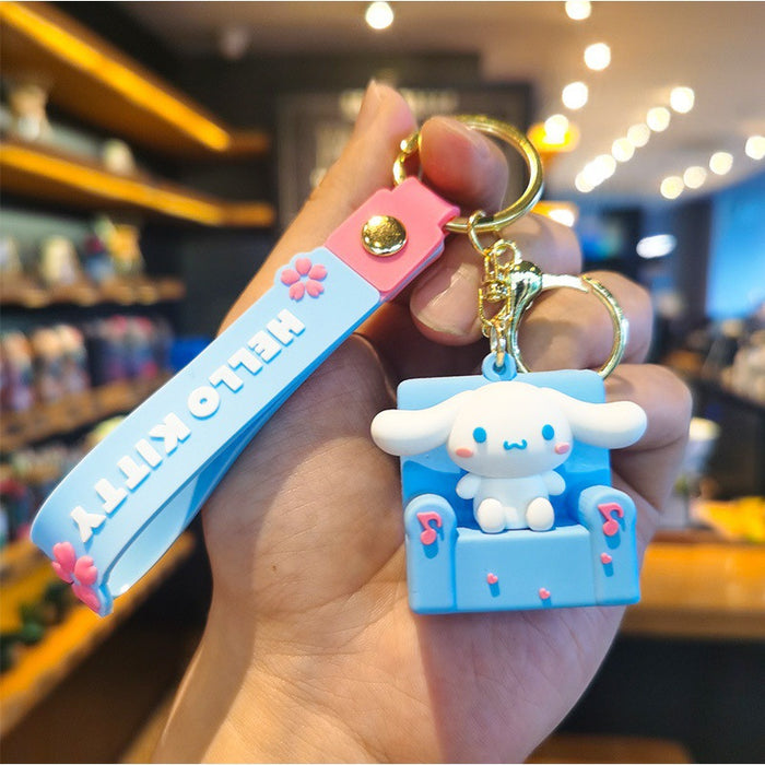 Wholesale Cartoon Doll Silicone Keychain JDC-KC-Tingm209