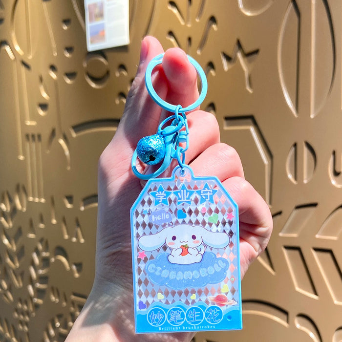 Wholesale Acrylic Cartoon Oil-filled Keychain JDC-KC-Benxin017