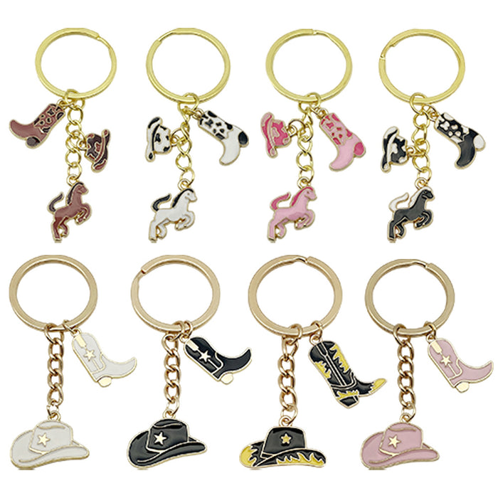 Wholesale Oil-dripping hat pistol metal keychain