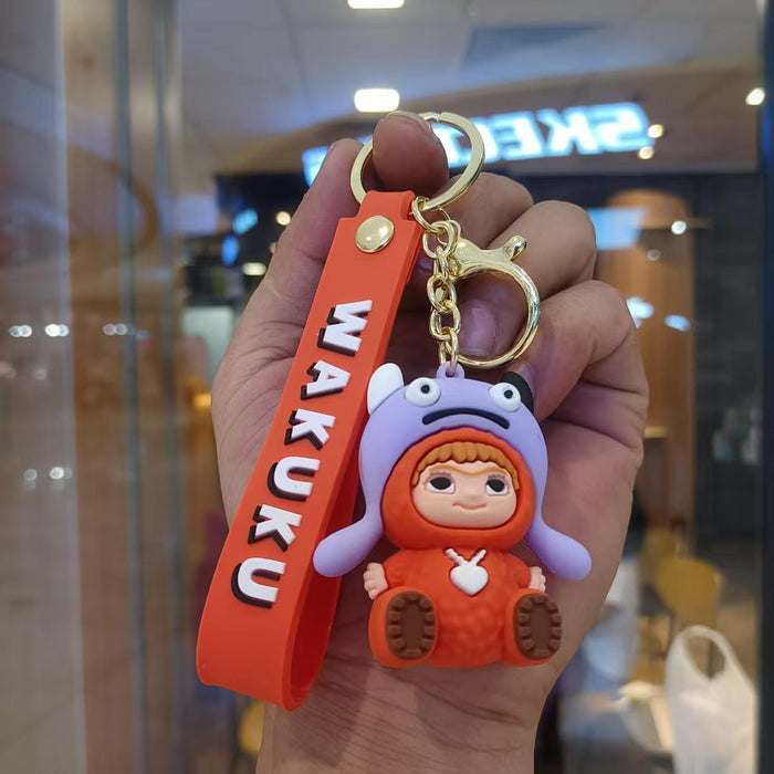 Wholesale Cartoon Soft PVC Keychain Charm