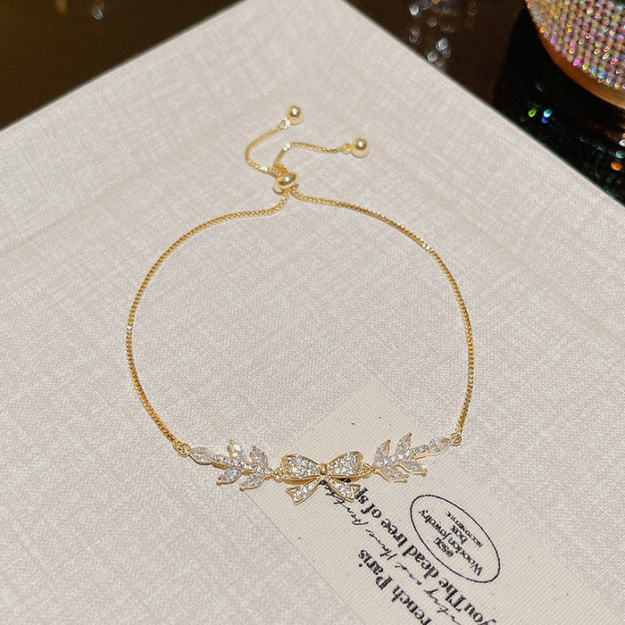 Wholesale Women's Sweet Zircon Bracelet