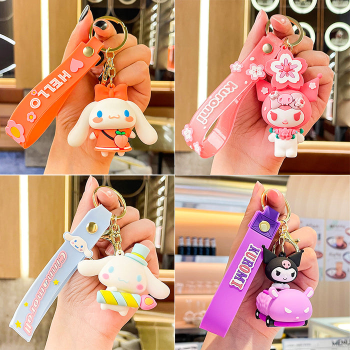 Wholesale Silicone Cartoon Doll Keychain JDC-KC-Benxin013