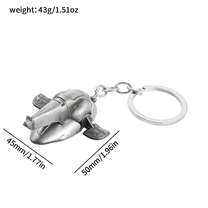 Wholesale Metal Pendant Keychain JDC-KC-ShaoH006