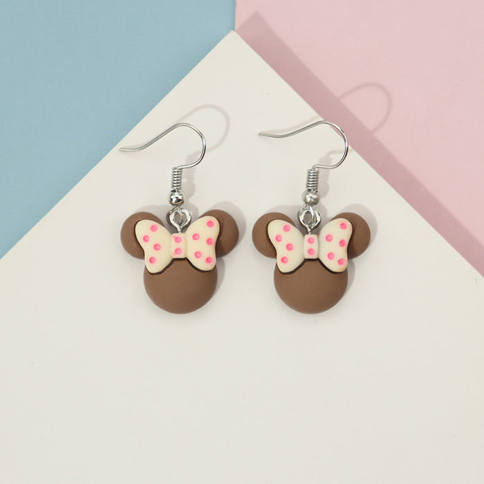 Wholesale Cartoon Resin Earrings JDC-ES-niqing030