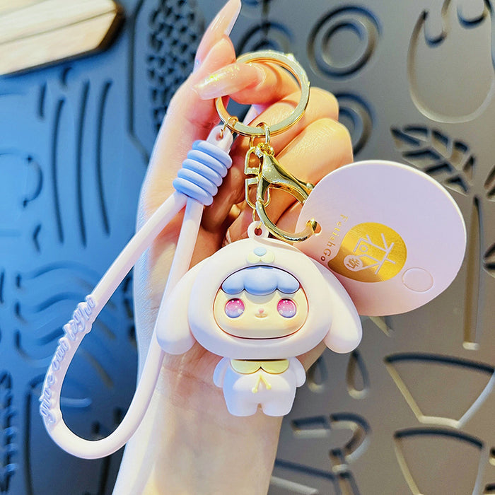 Wholesale Cute car keychain, exquisite doll bag, pendant gift