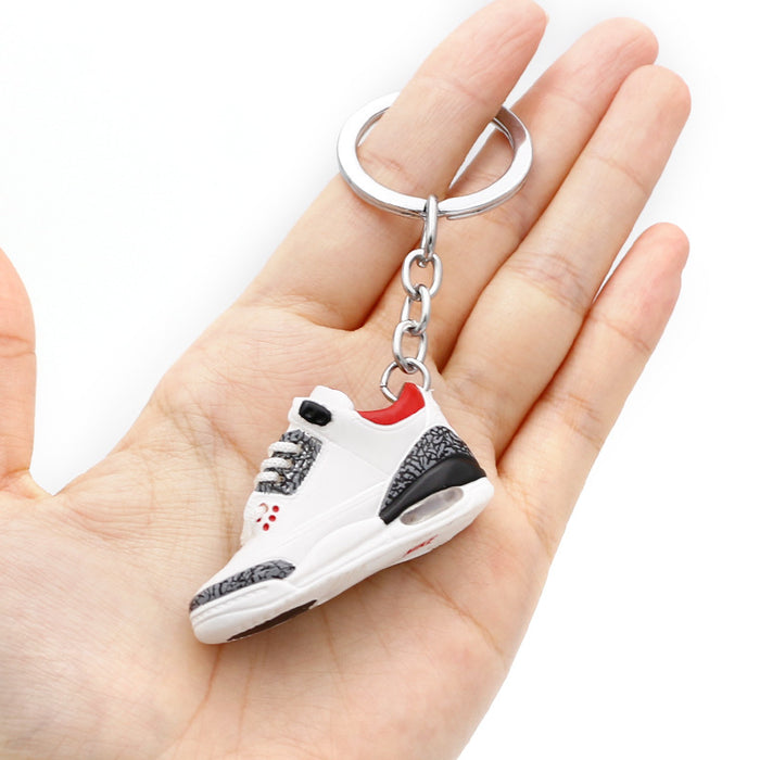 Wholesale PVC Shoe Model Keychain JDC-KC-QLPing003